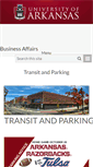 Mobile Screenshot of parking.uark.edu