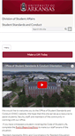 Mobile Screenshot of ethics.uark.edu