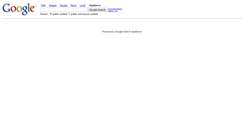 Desktop Screenshot of google.uark.edu