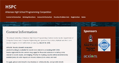 Desktop Screenshot of hspc.csce.uark.edu