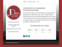 Tablet Screenshot of jdays.uark.edu