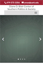 Mobile Screenshot of blaircenter.uark.edu