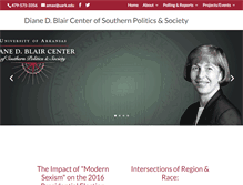 Tablet Screenshot of blaircenter.uark.edu