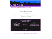 Tablet Screenshot of meteoritemag.uark.edu