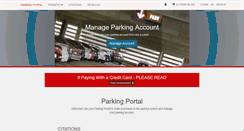 Desktop Screenshot of myparkingaccount.uark.edu