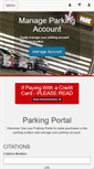 Mobile Screenshot of myparkingaccount.uark.edu