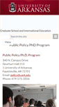 Mobile Screenshot of policy.uark.edu