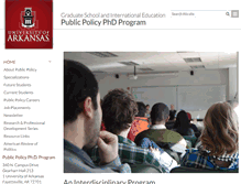 Tablet Screenshot of policy.uark.edu