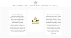 Desktop Screenshot of crav.uark.edu