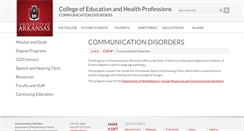 Desktop Screenshot of cdis.uark.edu