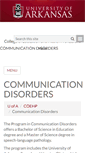 Mobile Screenshot of cdis.uark.edu